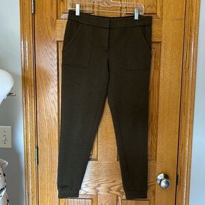 Ann Taylor Loft Size 0 Deep Army Green/Brown Pants.